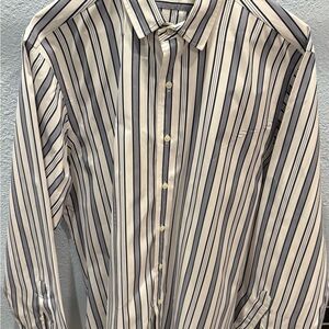 Men’s Classic Ralph Lauren Polo Shirt Striped Men's Shirt Size 16.5